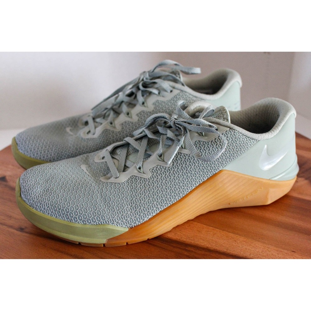 Nike Shoes Mens 10 Jade Stone Metcon 5 Lace Up Training Sneakers AQ1189-344